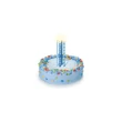 Tescoma 
 DELÍCIA KIDS Tortagyertya 12 cm, 16 db, rózsaszín