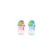 Tescoma 
 BAMBINI Gyermek szívószálas palack 300 ml, zöld, kék