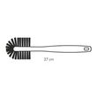 Tescoma 
 CLEAN KIT Félkerek kefe