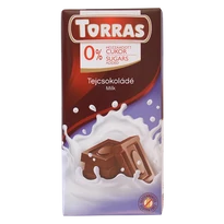Torras GM Tejcsokoládé hozzáadott cukor nélkül 75g