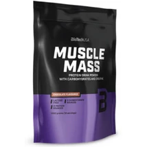 BioTechUSA Muscle Mass szénhidrát - és fehérjetartalmú italpor 1000g Csokoládé