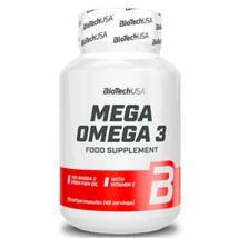 BioTechUSA Mega Omega 3 90 kapszula