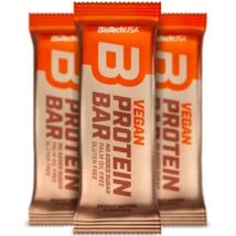 BioTechUSA Vegan Protein Bar fehérjeszelet 50g Mogyoróvaj