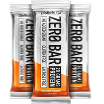 BioTechUSA Zero Bar fehérje szelet 50g Csokoládé-Karamell