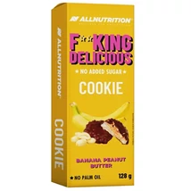 AllNutrition Fitking Delicious Cookies 128g banán-mogyoróvaj
