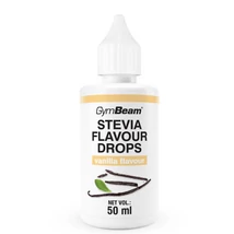 GymBeam Stevia Flavour Drops 50ml vanilia