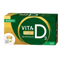 Béres Vita-D3 4000ne Étrendkiegészítő Lágyzselatin Kapszula 60x