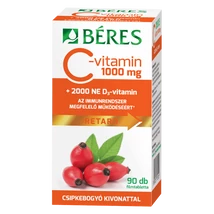 Béres C Vitamin 1000mg Csipkebogyó D3 Vitamin 2000ne Retard Filmtabletta 90x
