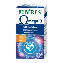Béres Omega-3 Étrendkiegészítő Lágyzselatin Kapszula 100x