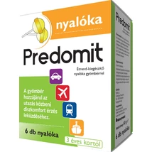 Predomit Gyömbéres Étrendkiegészítő Nyalóka 6x
