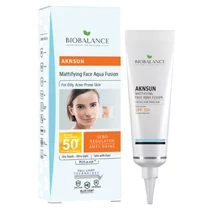 BioBalance HIDRATÁLÓ ÉS MATTÍTÓ VÍZÁLLÓ FÉNYVÉDŐ ARCKRÉM SPF 50+ 40ML