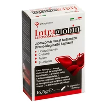 Intraglobin Liposzama vasat tartalmazó étrend-kiegészítő kapszula 30 db