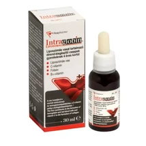 Intraglobin Liposzama vasat tartalmazó étrend-kiegészítő cseppek gyerekeknek 30 ml