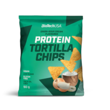 BioTechUSA Protein Tortilla Chips 50g hagymás-tejfölös