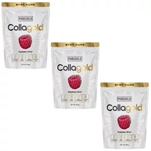 Pure Gold Protein CollaGold 3x300g málna