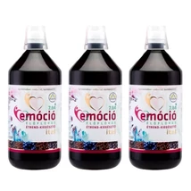 Emóció 7.84® élőflórás étrend-kiegészítő ital fekete ribizli, meggy, kékszőlő kivonattal 3x1l