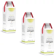 Nutriversum WSHAPE Collagene+Hyaluron+MSM Liquid 3x500ml ananász