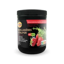 Dia-Wellness Kollagénes forró italpor epres-matcha ízű 380 g