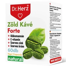 DR Herz Zöld Kávé Forte+C-vitamin+Glükomannán kapszula 60db