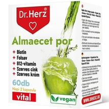 DR Herz Almaecet por + Biotin + Folsav 60 db kapszula doboz