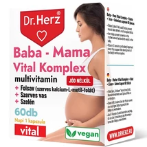 DR Herz Baba-Mama Vital Komplex 60 db kapszula doboz   