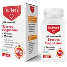 DR Herz Szerves Magnézium + B6 + D3 60 db tabletta