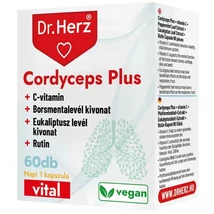 DR Herz Cordyceps Plus + C-vitamin 60 db kapszula doboz