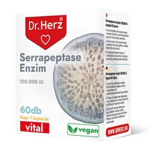 DR Herz SERRAPEPTASE enzim 100000 IU 60 db kapszula doboz