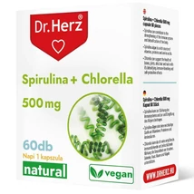 DR Herz Spirulina + Chlorella 60 db kapszula