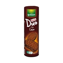 Gullon Mega Duo duplacsokis szendvicskeksz 500 g