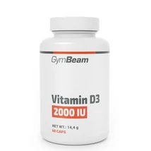 GymBeam D3-vitamin 2000 IU 60 kapsz.