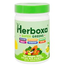 Herboxa® SUPER GREENS 300g citrom - menta