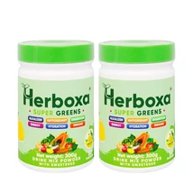 Herboxa® SUPER GREENS 2x300g citrom - menta