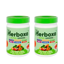 Herboxa® SUPER GREENS 2x300g őszibarackos jeges tea