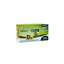 JutaVit D3-vitamin 2000NE Oliva lágykapszula 100x