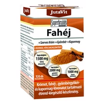 JutaVit Fahéj+ Króm+Gyömbér+Kapormag filmtabletta 120 db
