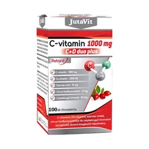 JutaVit C-vitamin 1000mg C+D DUO Plus 100x