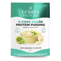 (Sz) Luxoya 9-Fiber Vegan Protein Pudding Creamy And Tasty 45g - Kiwi-Banana Flavour