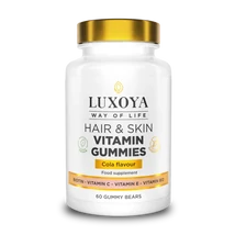 Luxoya Hair & Skin Vitamin Gummies with Biotin & C -Vitamin & E-Vitamin - 60pcs