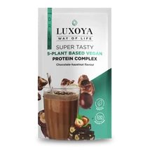(Sz) Luxoya Super Tasty 5-plant based VEGAN Protein Complex 30g - Chocolate-Hazelnut flavour