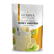 Luxoya Whey Protein Kivi-banán ízű fehérje italpor 450g zacskós