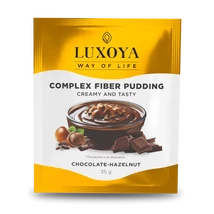 Luxoya Complex Fiber Pudding Creamy and Tasty 35g - Chocolate-Hazelnut