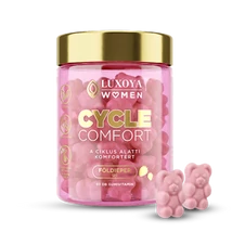 Luxoya Cycle Comfort - Női ciklus komfort támogató - Földi eper ízű gumivitamin - 60db