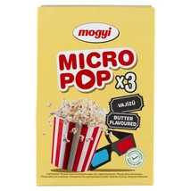 Mogyi Micro Popcorn vajas 3*100g