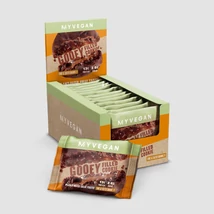 Myvegan Vegan Filled Protein Cookie, Double Chocolate & Caramel, 12 x 75g