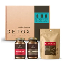 Myrobalan Detox - 30 napos béltisztító program NoDida + Fiber.16 + PureWell Lympid + LivR