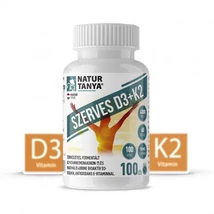 Natur Tanya Szerves D3 és K2 Vitamin 100tabl.