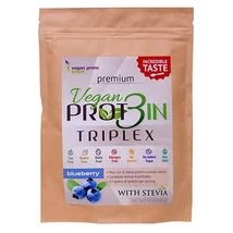 Netamin Vegan Prot3in Triplex fehérjepor 550g (áfonya)