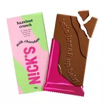 Nick's Tejcsokoládé mogyorós 75g