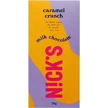 Nick’s Karamellás tejcsokoládé, gluténmentes, 75 g